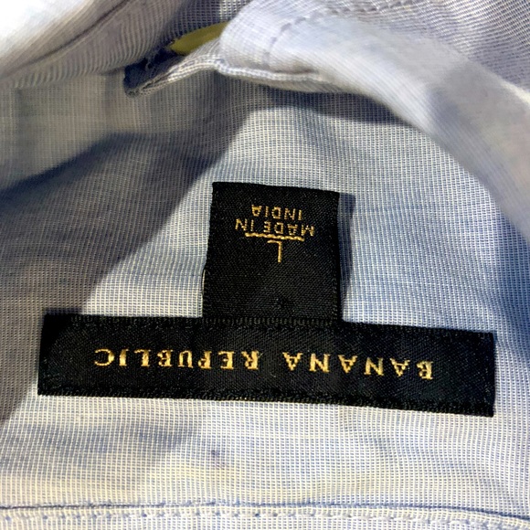 Banana Republic Mens Pintuck tuxedo style shirt, size Large - Picture 6 of 7